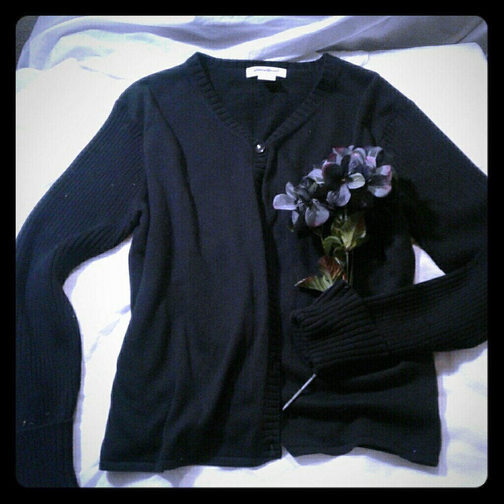 Eddie Bauer button up sweater